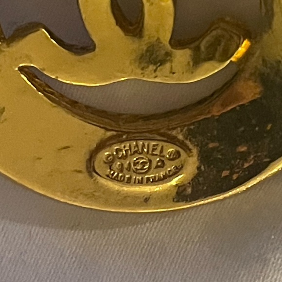 RARE💛Chanel💛Vintage Double Chain Medallion Belt - Picture 12 of 14